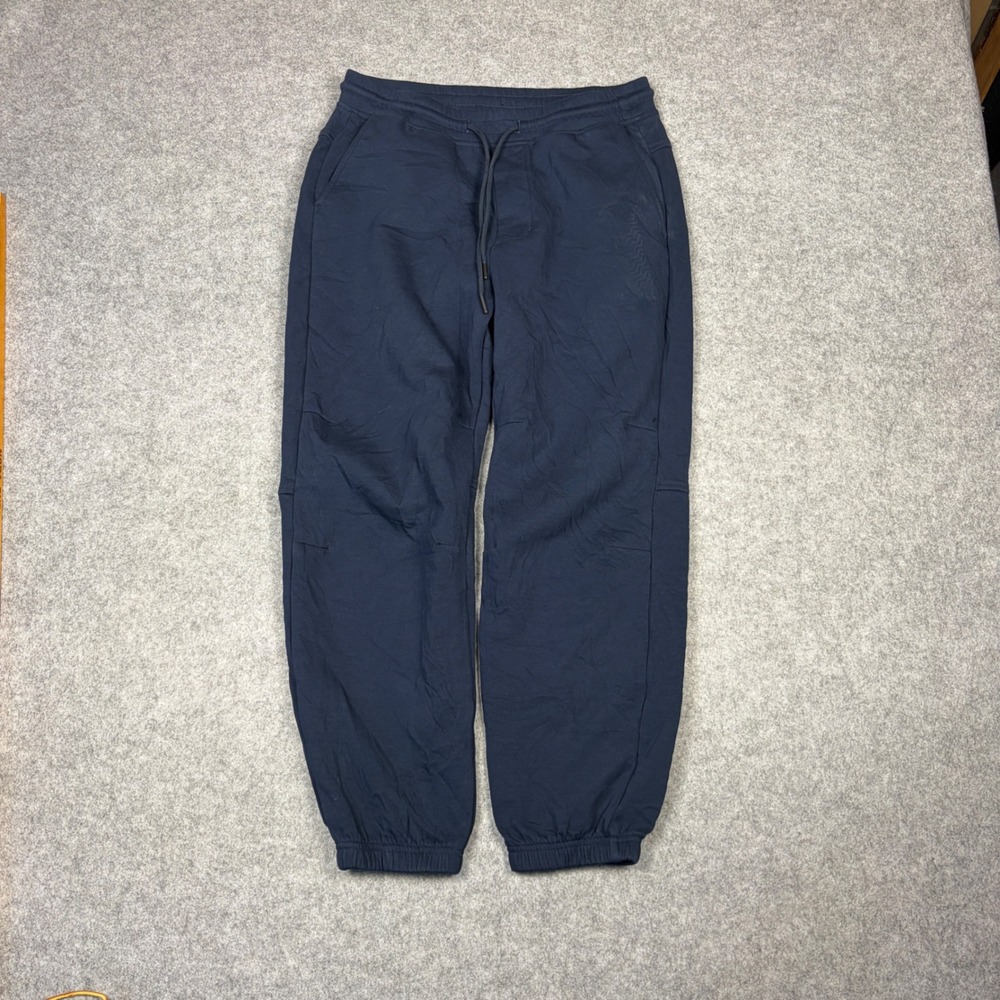 American Eagle Navy Blue Jogger Pants Mens Small Drawstring Elastic Cuffs Pocket